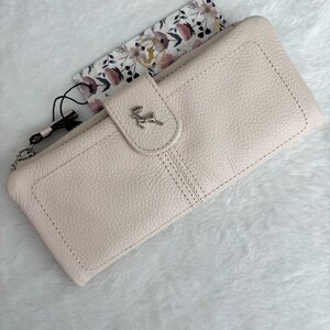 ASHWOOD Pastel Pink Genuine Leather RFID Wallet